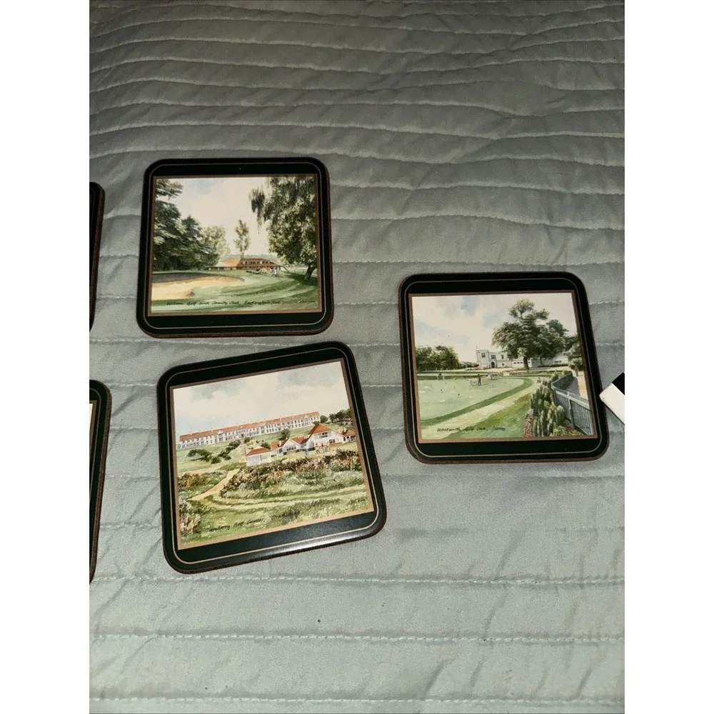Pimpernel 5 Pc Square Coasters 